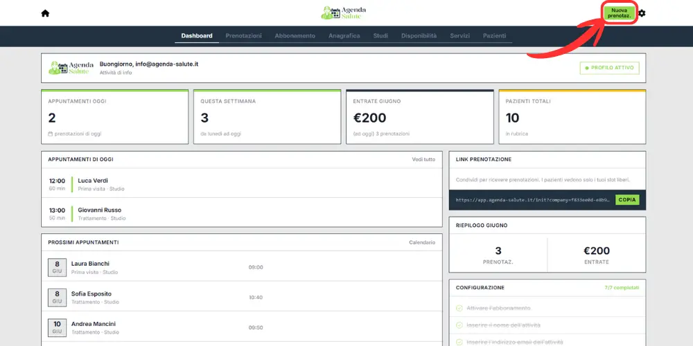 Come inserire la tua prima prenotazione manuale
